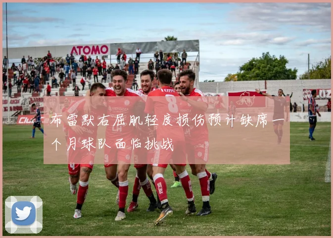 布雷默右屈肌轻度损伤预计缺席一个月球队面临挑战